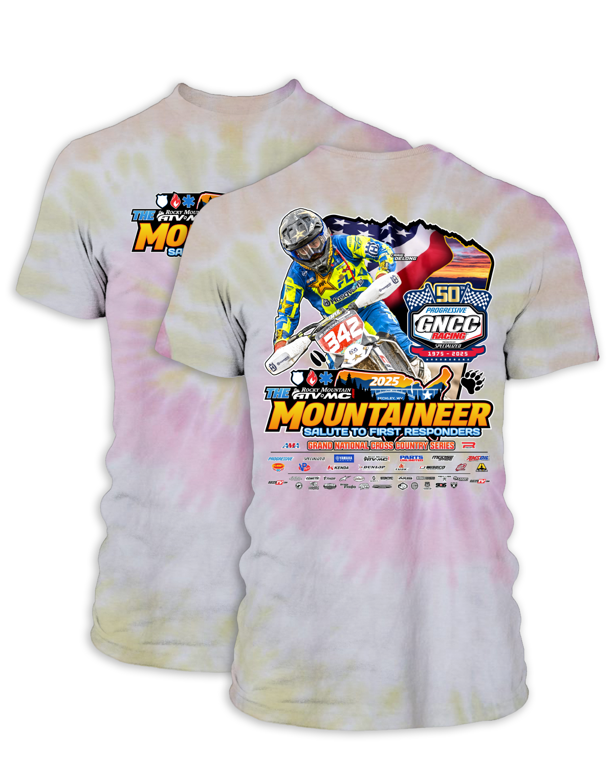 25 GNCC Mountaineer Event Tee Bike
