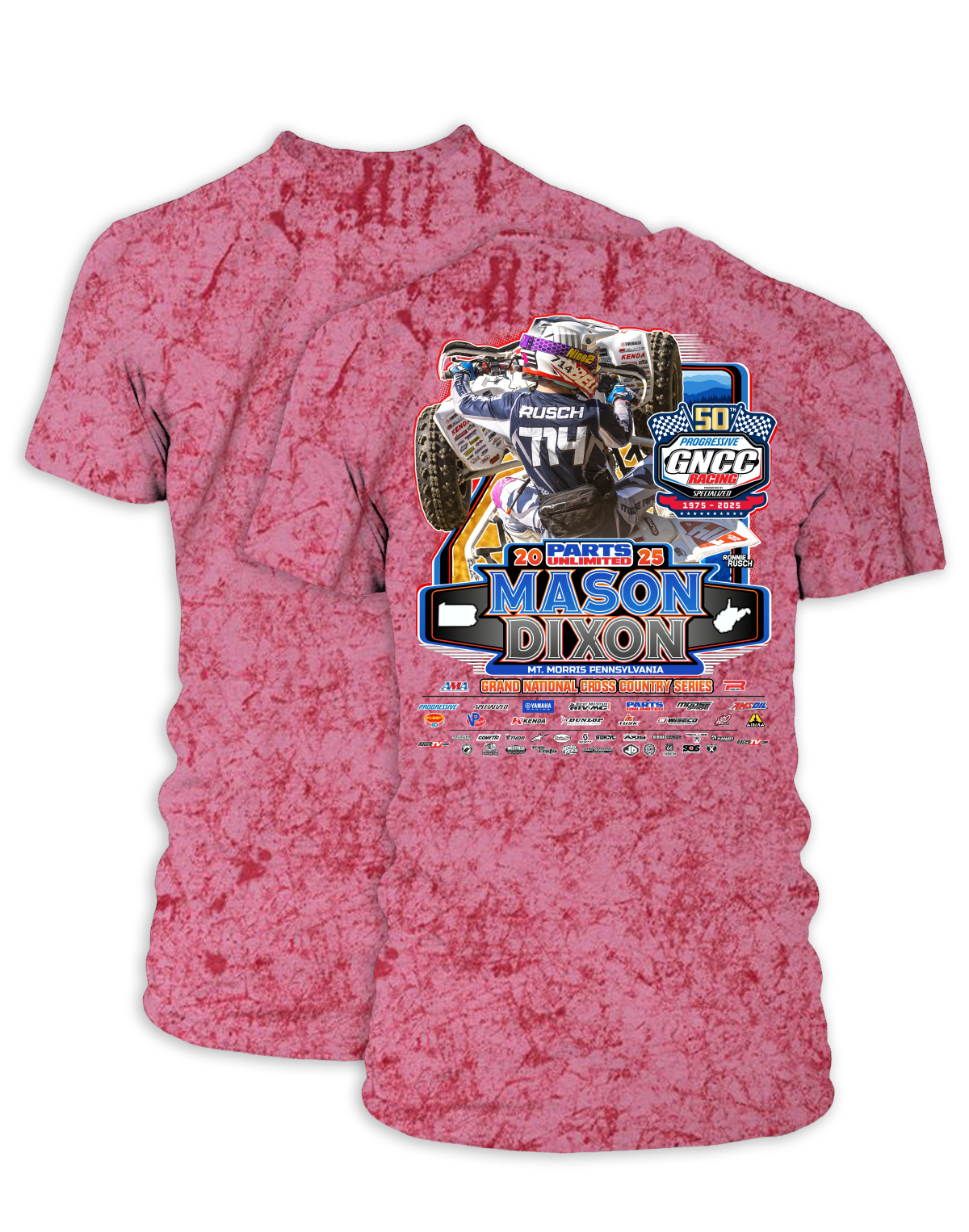 25 GNCC Mason Dixon Event Tee ATV