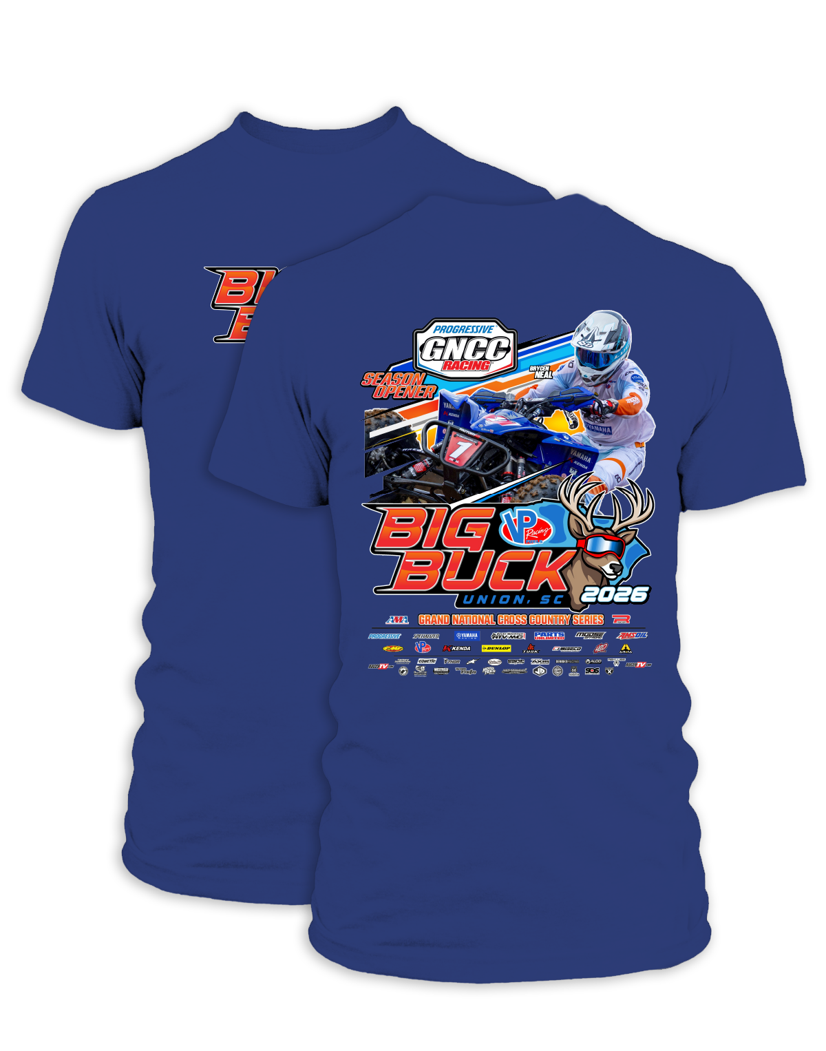 26 GNCC Big Buck Event Tee ATV