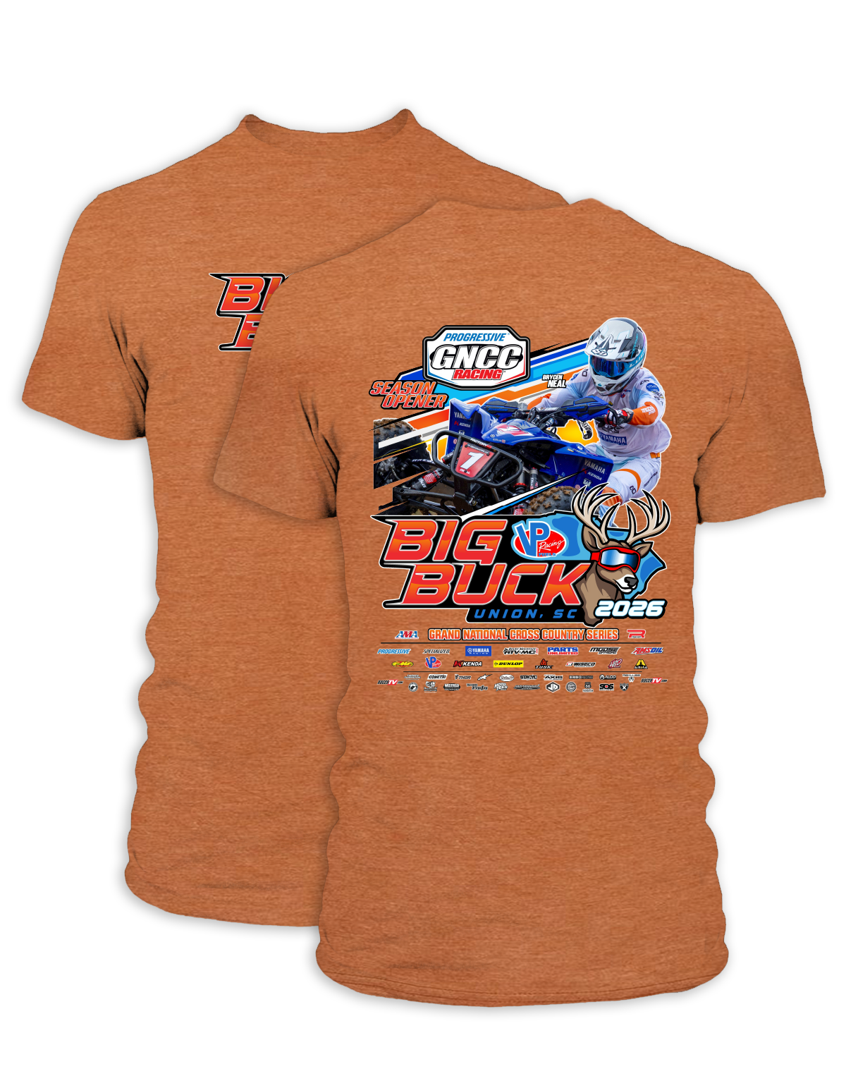 26 GNCC Big Buck Event Tee ATV