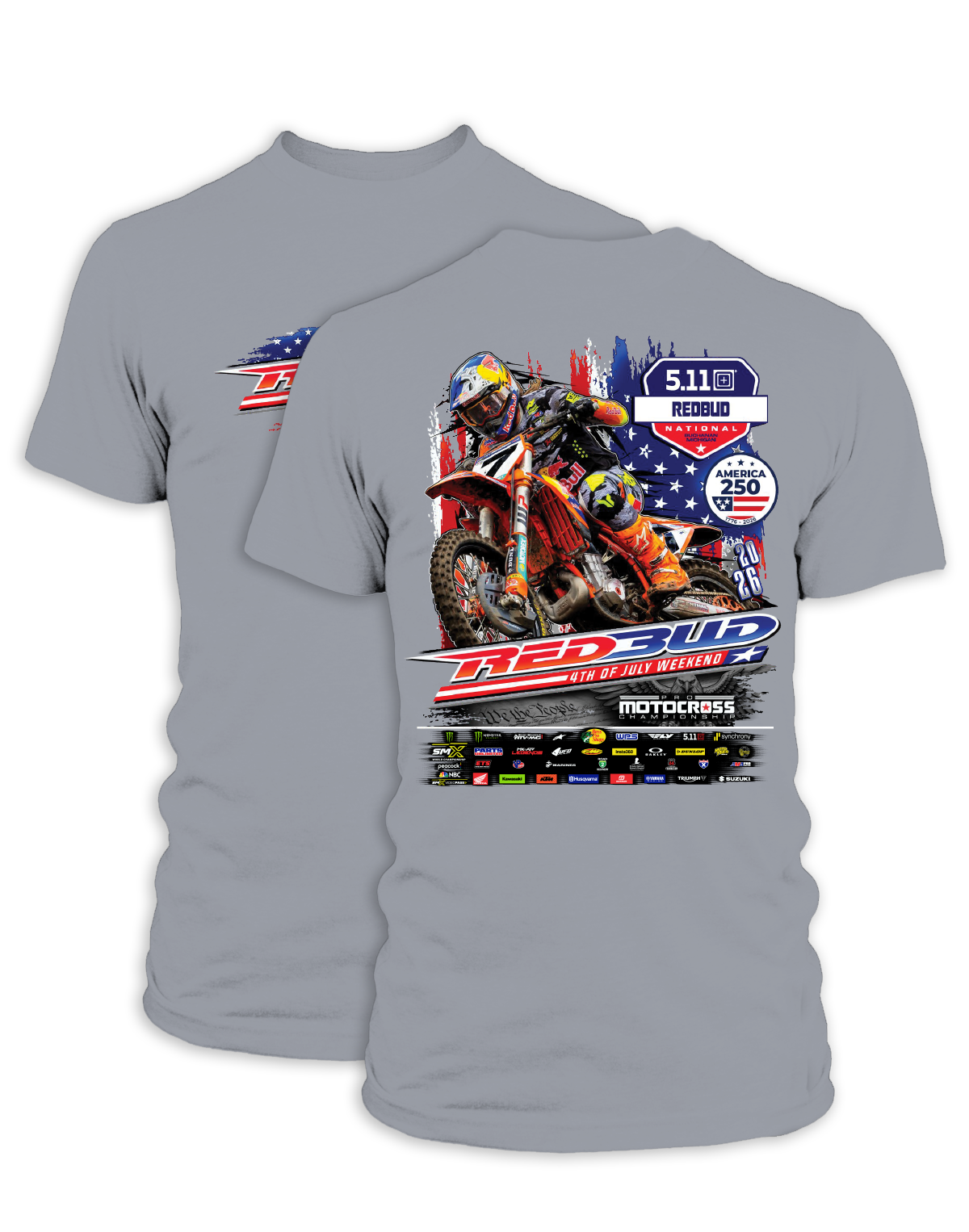 26 MX Redbud Event T-Shirt Adult