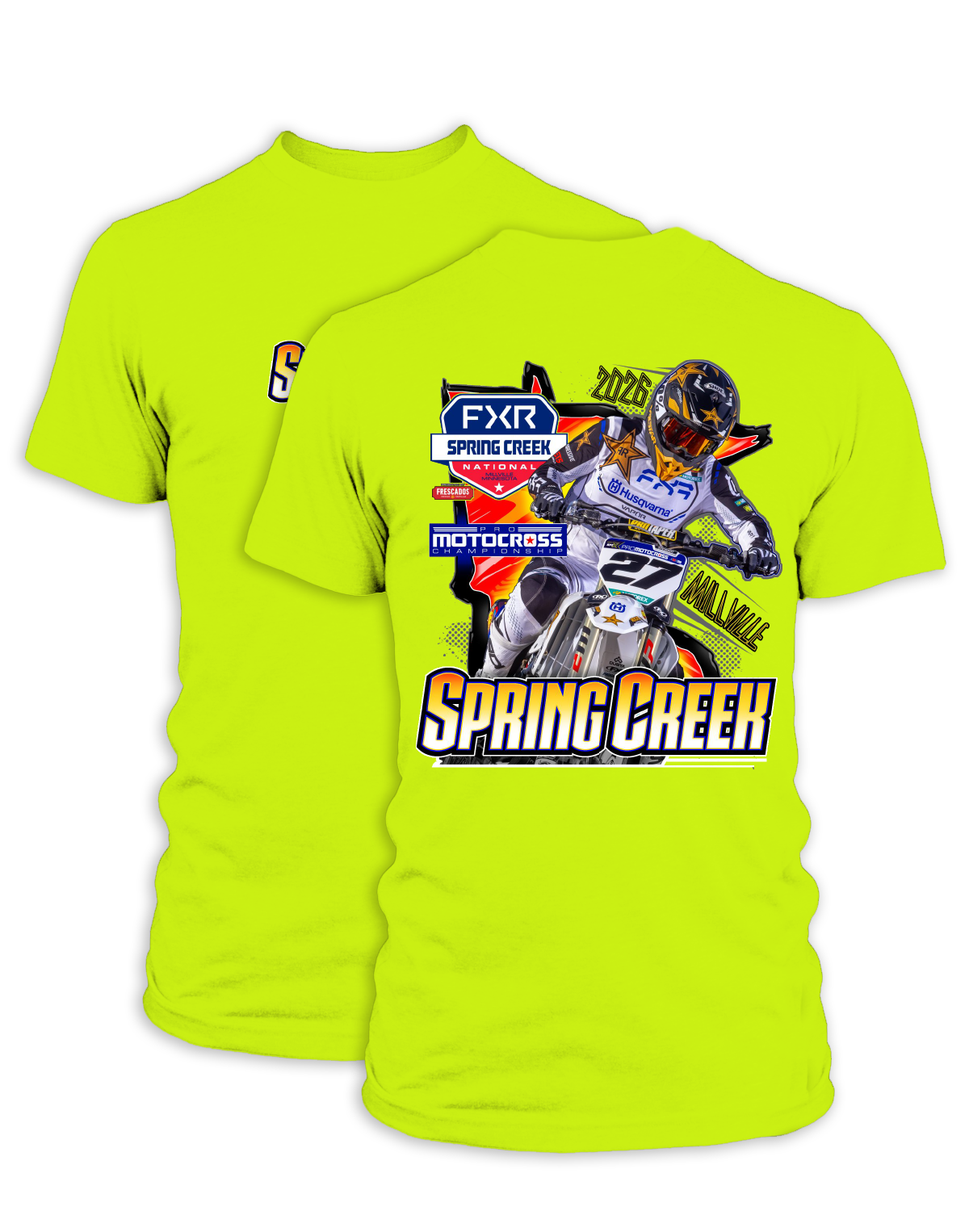 26 MX Spring Creek Main Adult Event T-Shirt