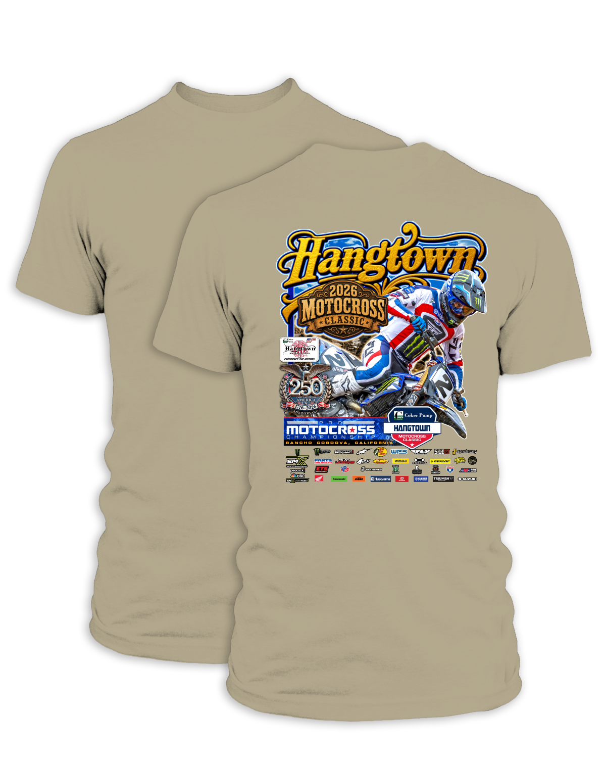 26 MX Hangtown Event T-Shirt Adult Main
