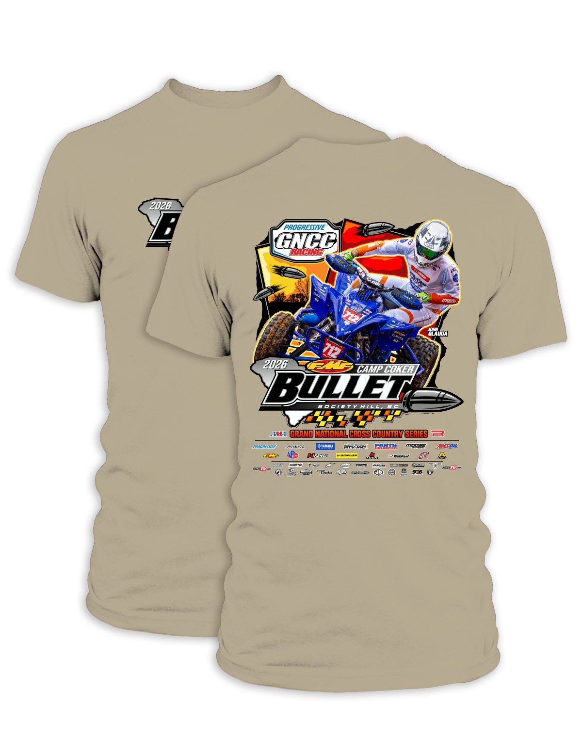 26 GNCC Camp Coker Event Tee ATV