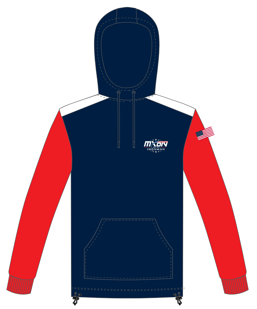 25 MXON Ironman Hooded Pullover Youth