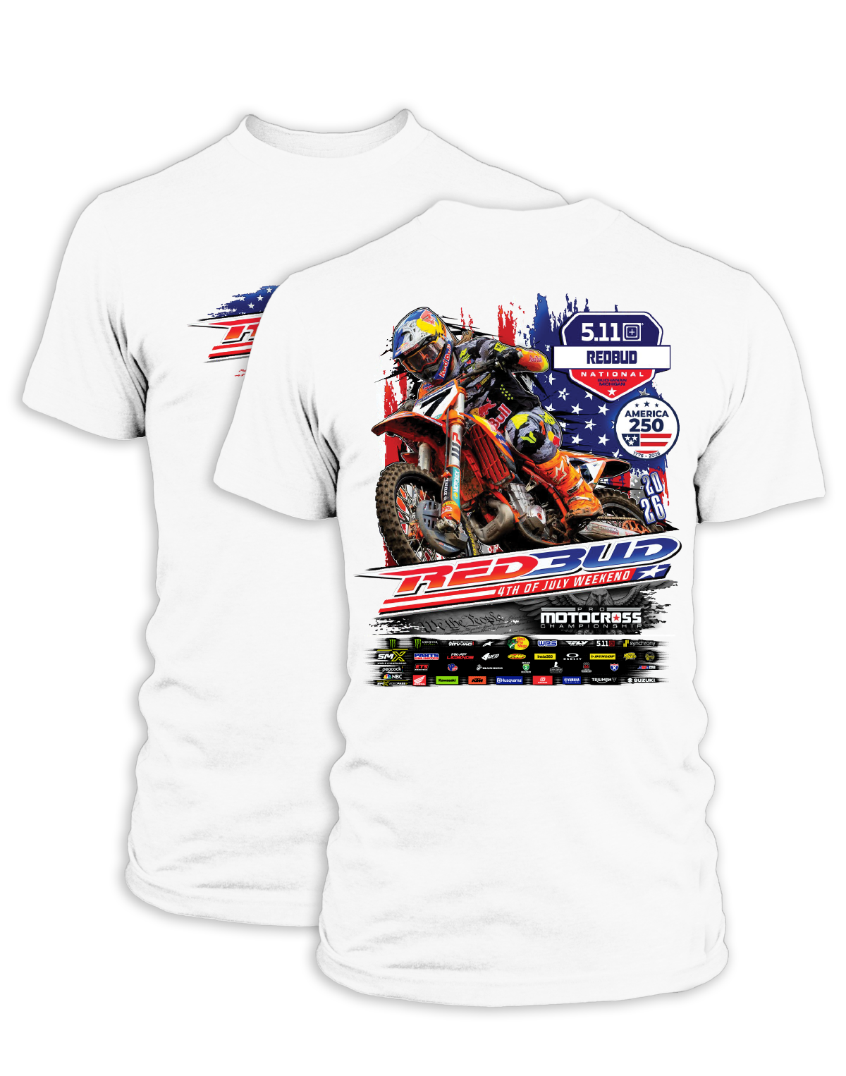 26 MX Redbud Event T-Shirt Adult