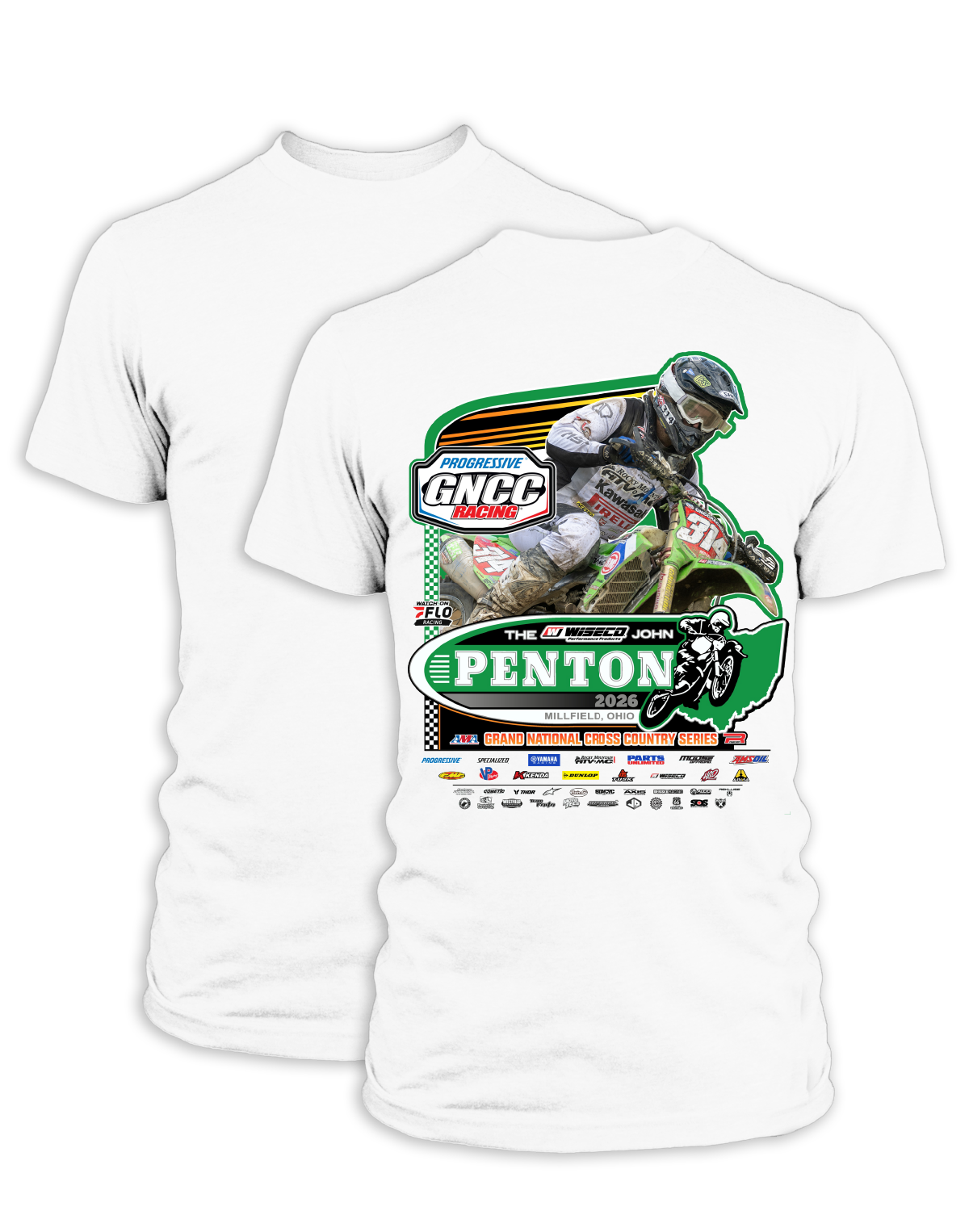 26 GNCC John Penton Event Tee Bike
