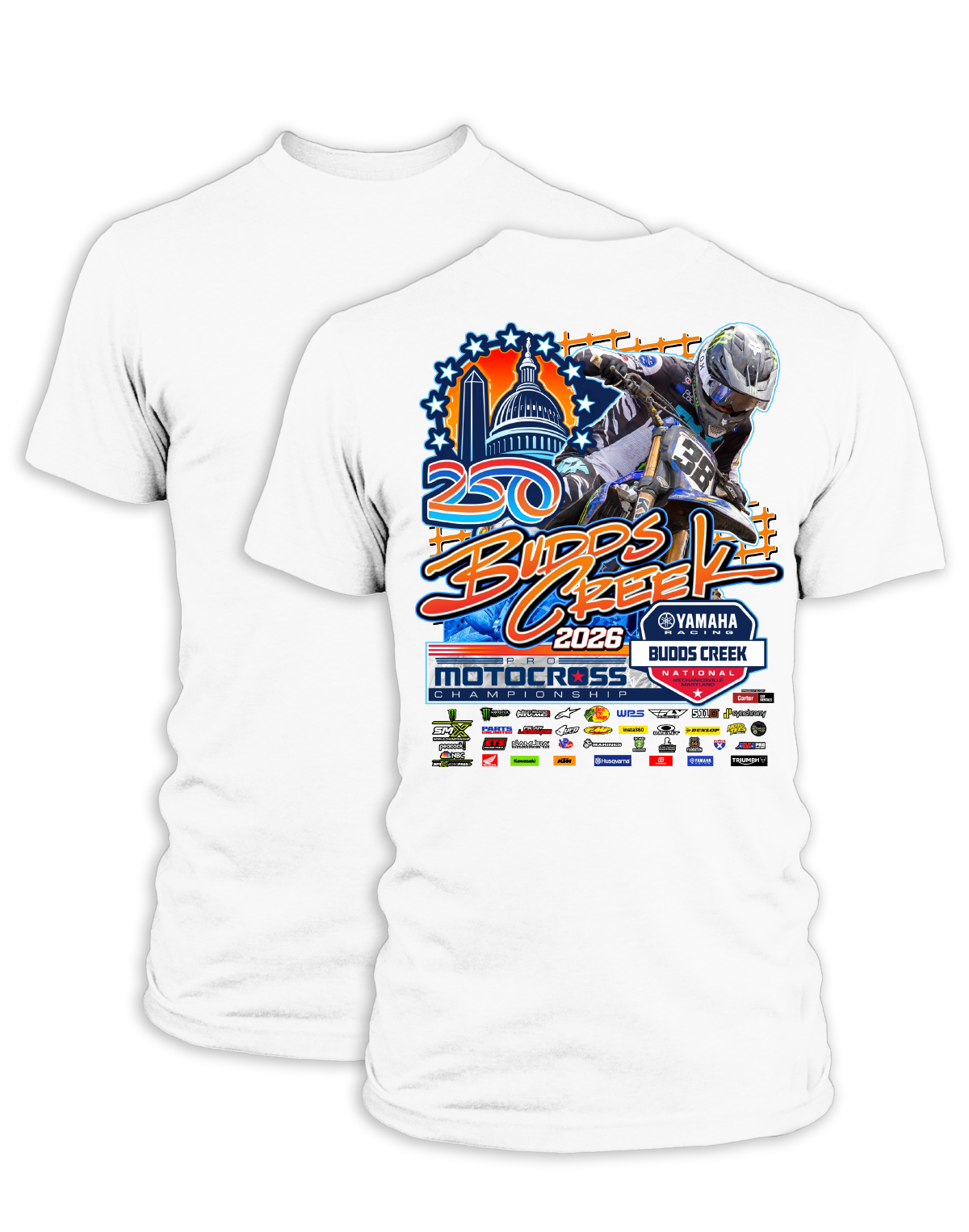 26 MX Budds Creek Main Adult Event T-Shirt