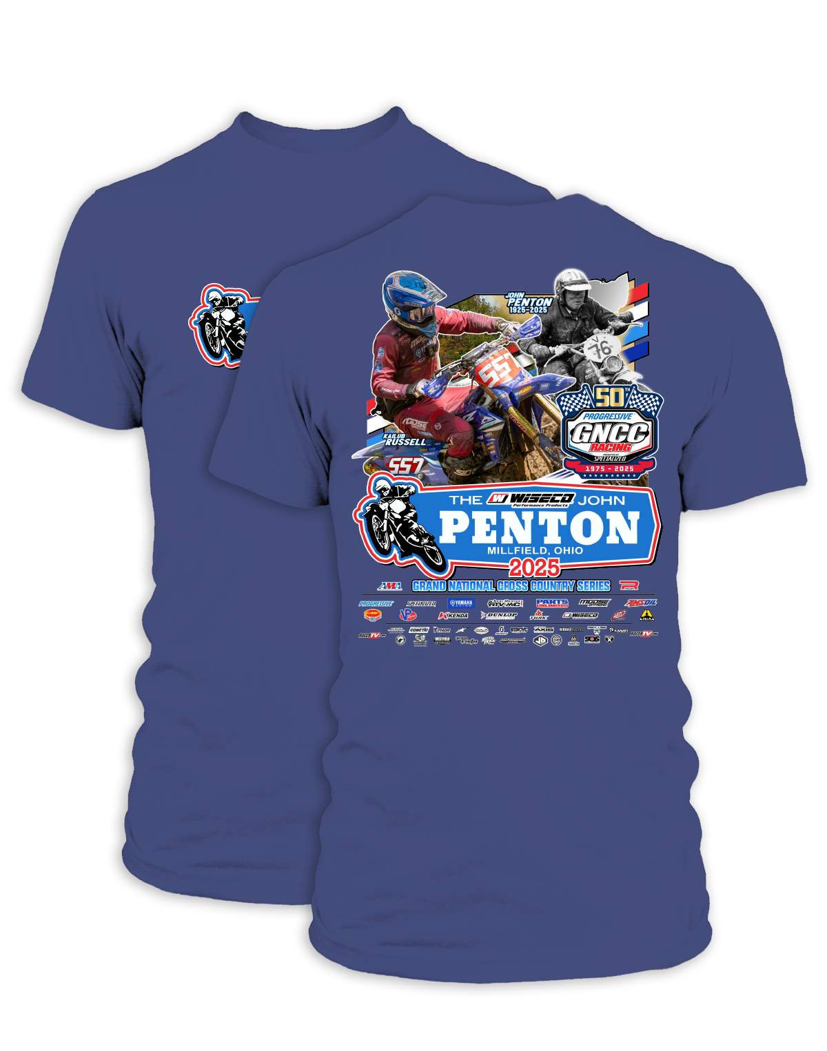 25 GNCC John Penton Event Tee Bike