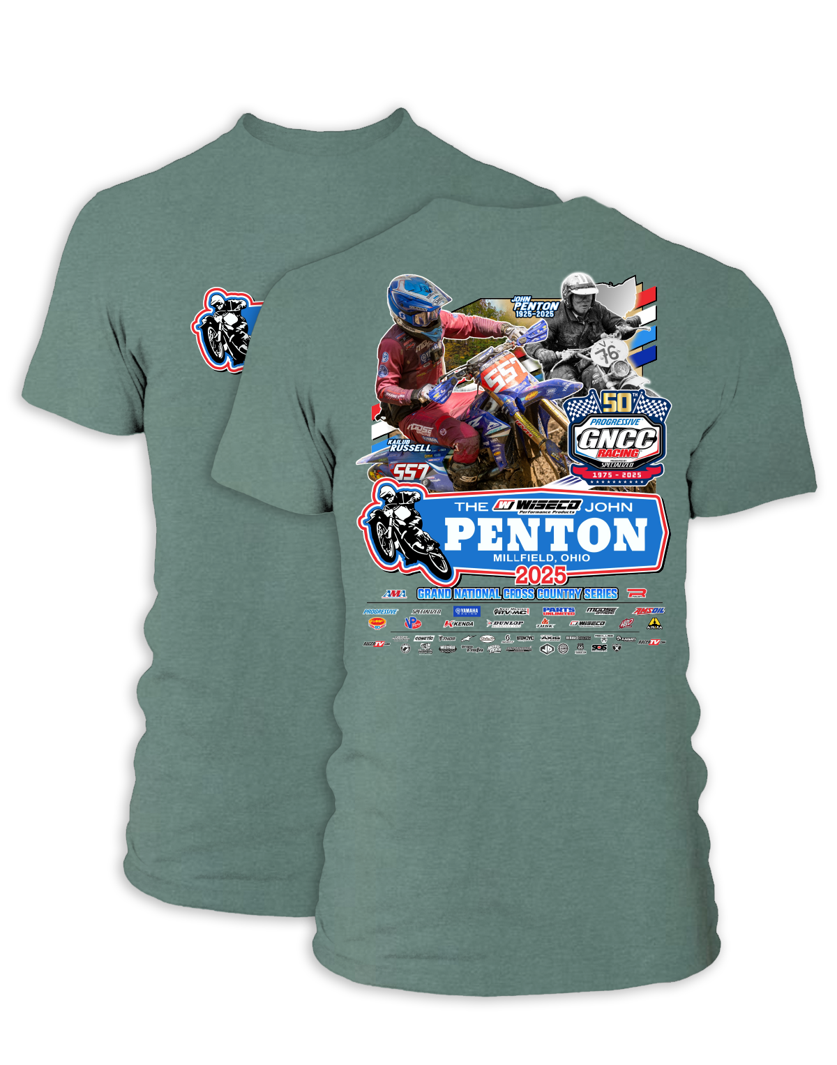 25 GNCC John Penton Event Tee Bike
