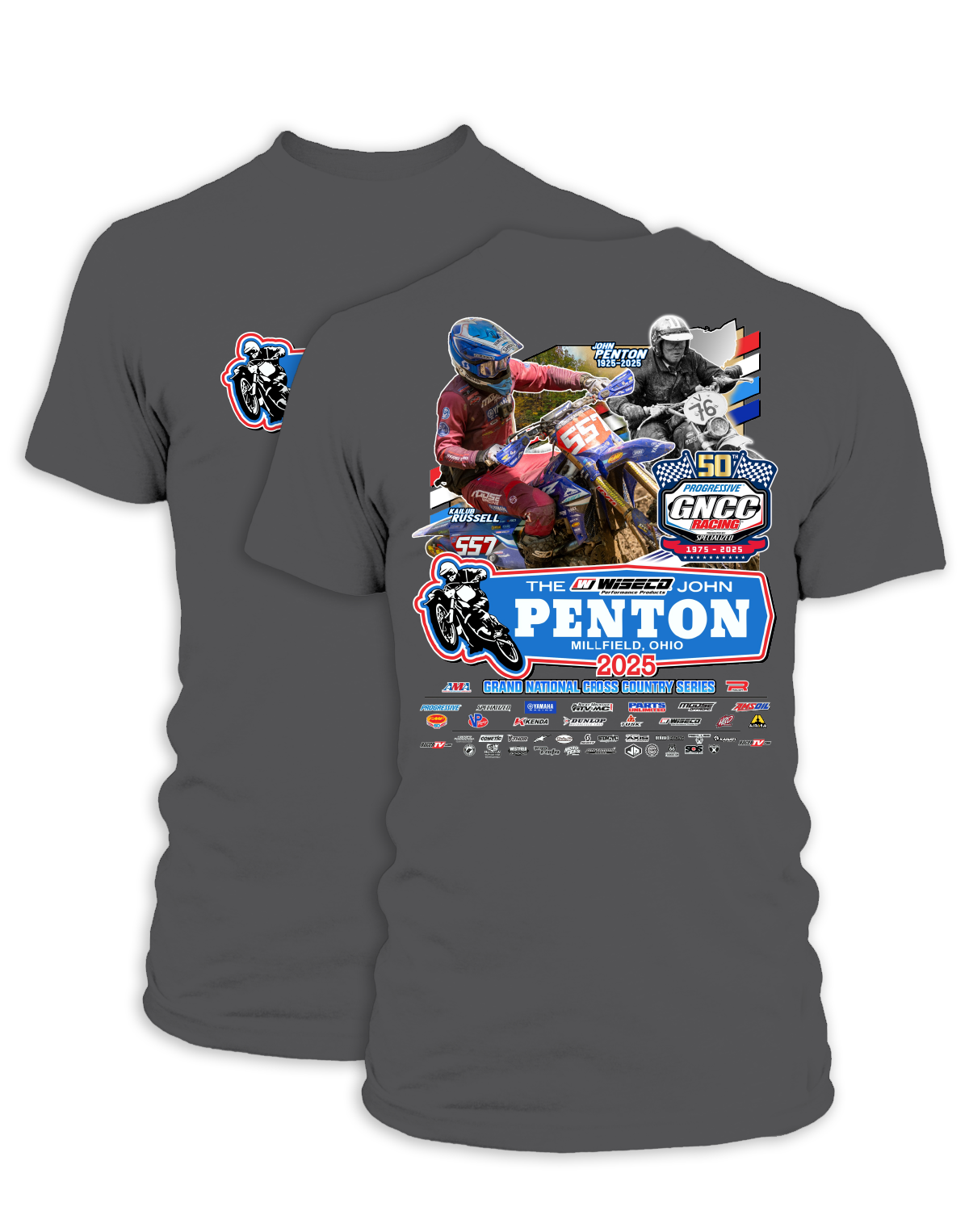 25 GNCC John Penton Event Tee Bike