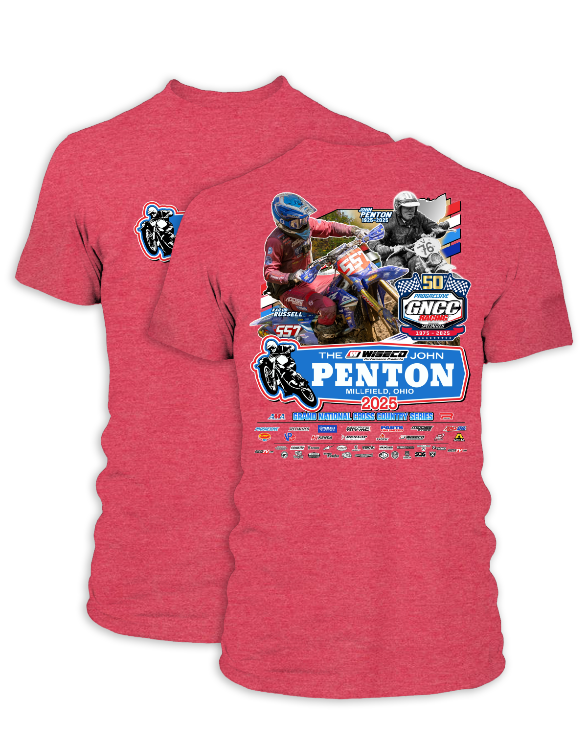 25 GNCC John Penton Event Tee Bike