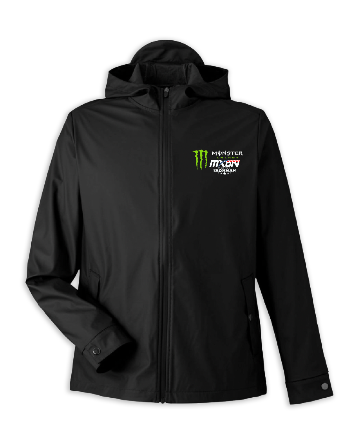 25 MXON Ironman Rain Coat Specialty Embroidered