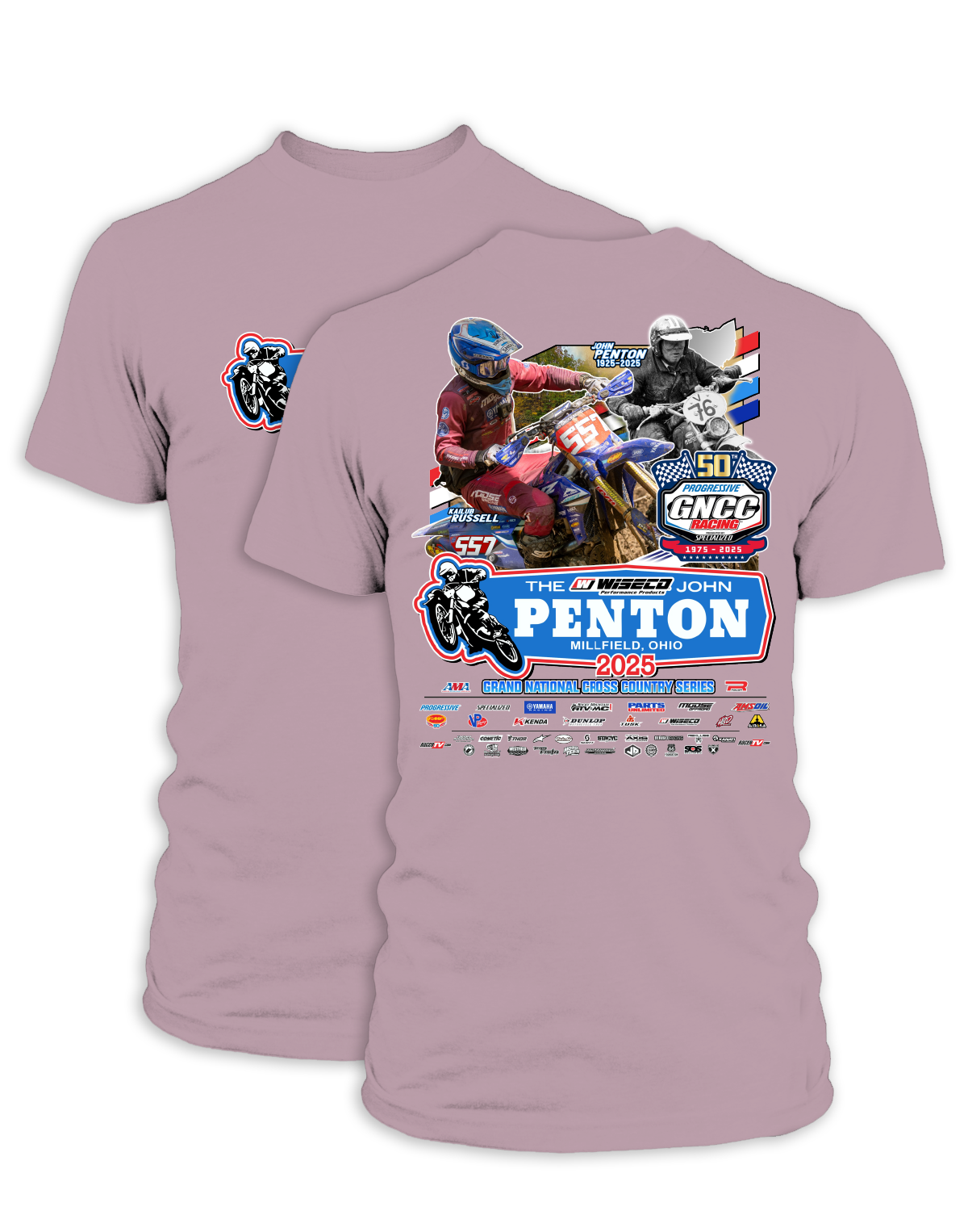 25 GNCC John Penton Event Tee Bike