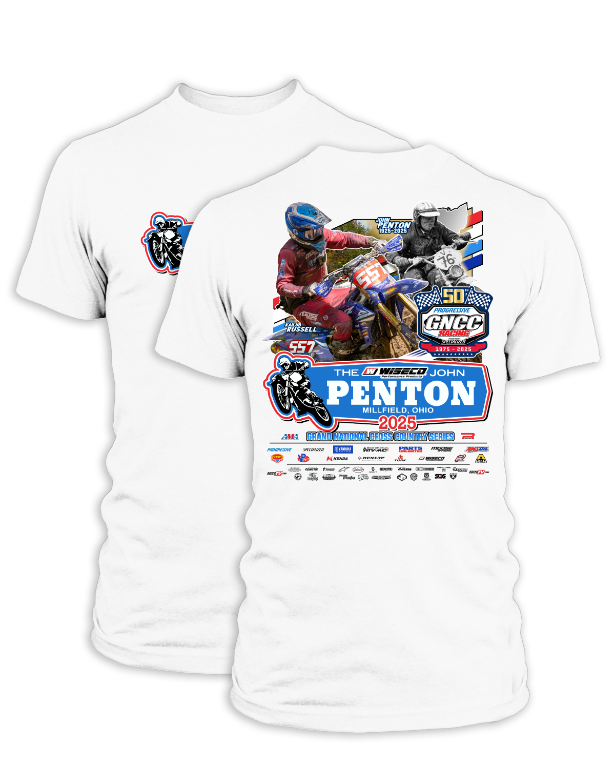 25 GNCC John Penton Event Tee Bike