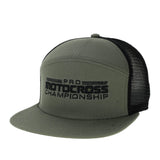 MX Series Legacy Hopback 7 Panel Flatbill Hat