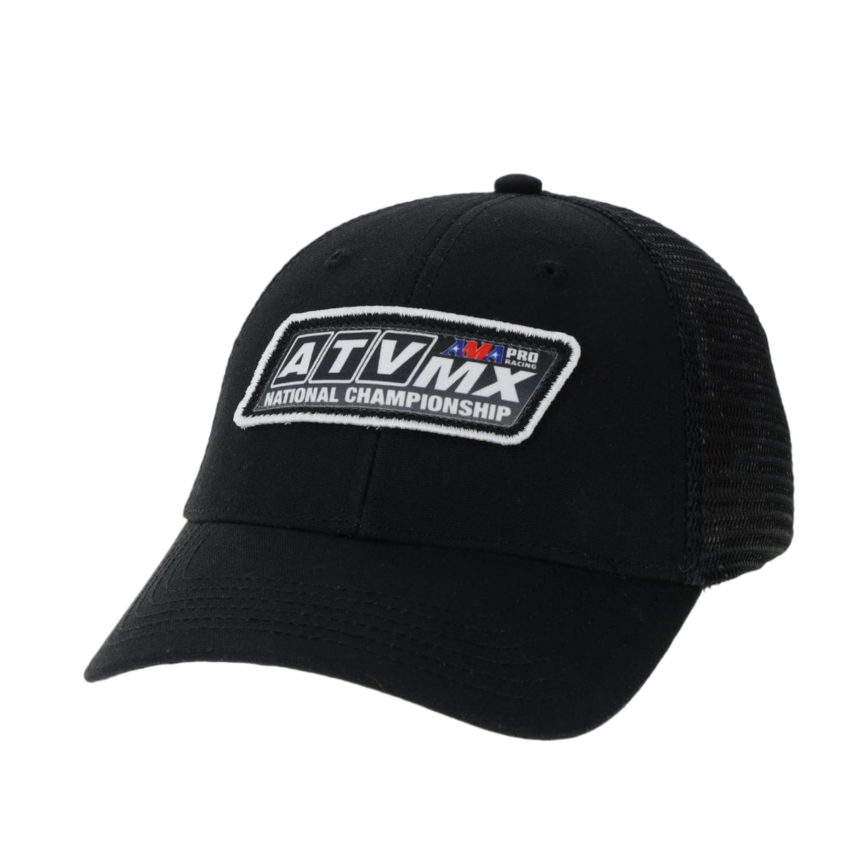 ATVMX Series Legacy Youth Low Pro Trucker Black Hat