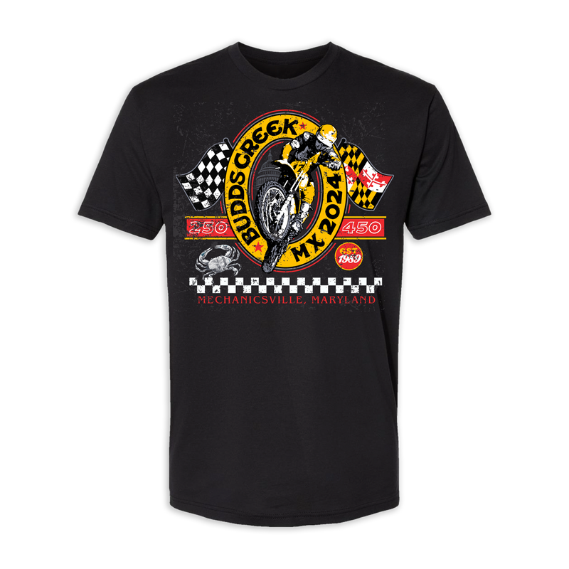 2024 MX Budds Creek Black Local Specialty T-Shirt