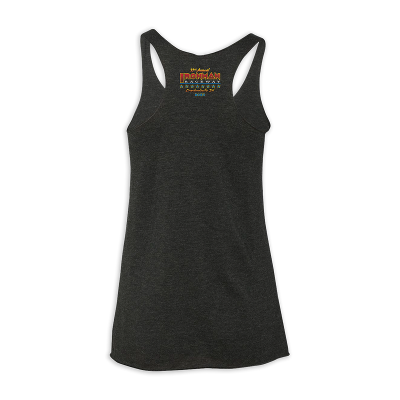 2024 MX Ironman Ladies Endurance Vintage Black Tank Top