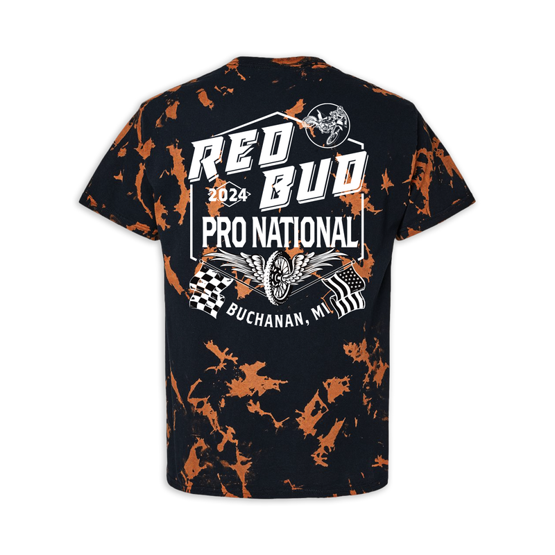 2024 MX Redbud Adult Bleachwash Specialty T-Shirt