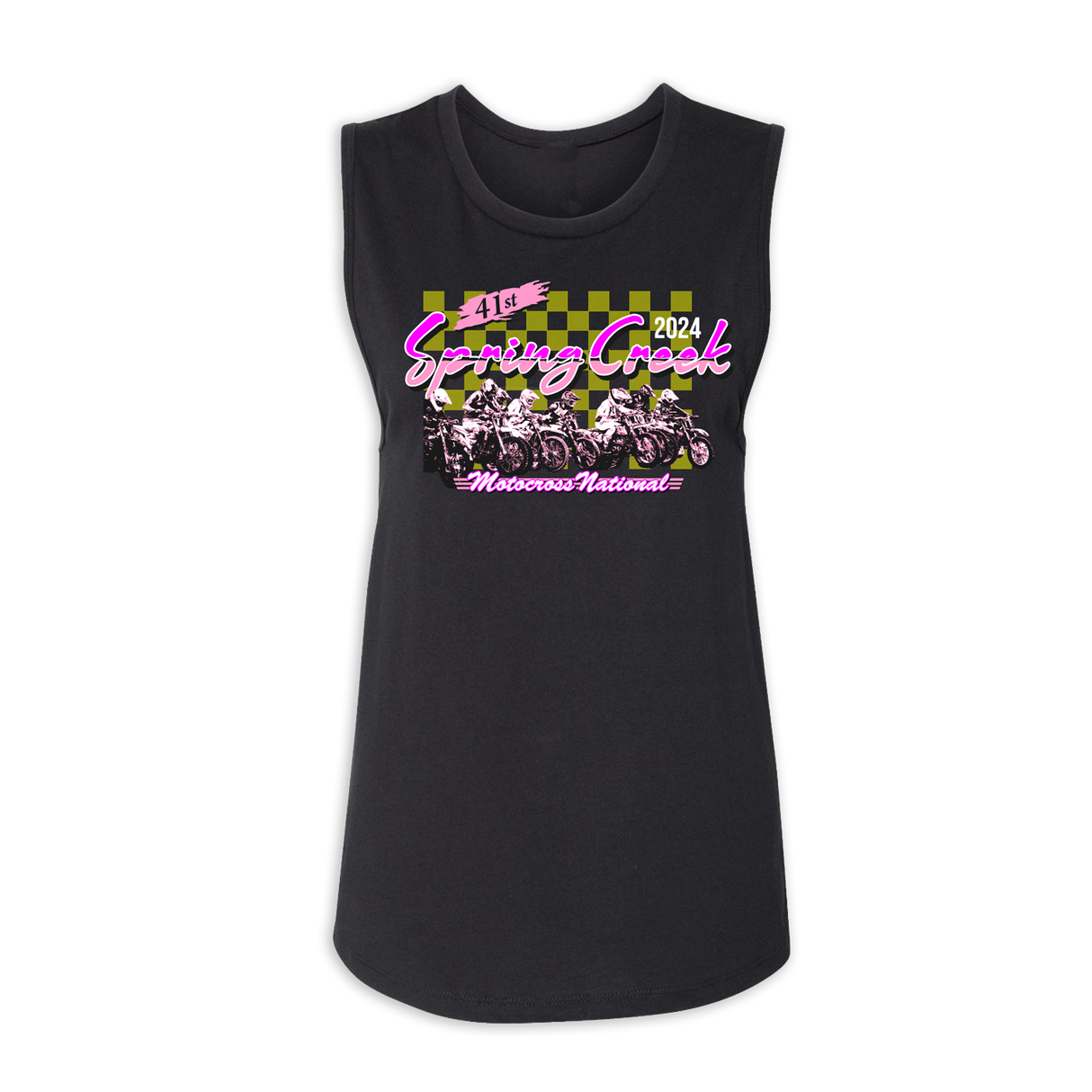 2024 MX Spring Creek Ladies Fast Not Last Black Tank