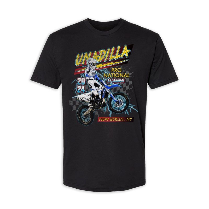 2024 MX Unadilla Adult Rumble Black Specialty T-Shirt