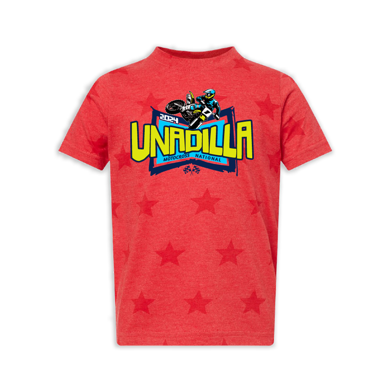 2024 MX Unadilla Toddler Red Star T-Shirt