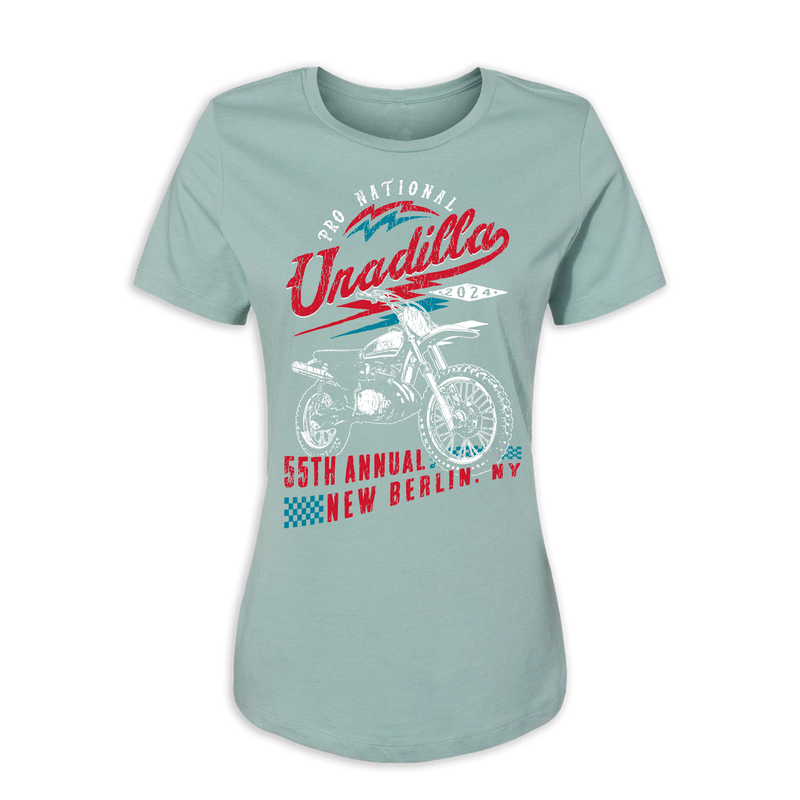 2024 MX Unadilla Ladies Blue Jersey Tee