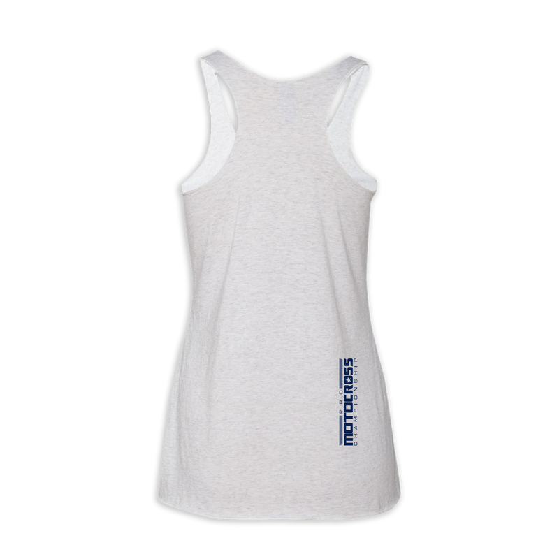 2024 MX Unadilla Ladies Heather White Tank Top