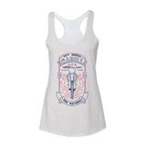 2024 MX Unadilla Ladies Heather White Tank Top