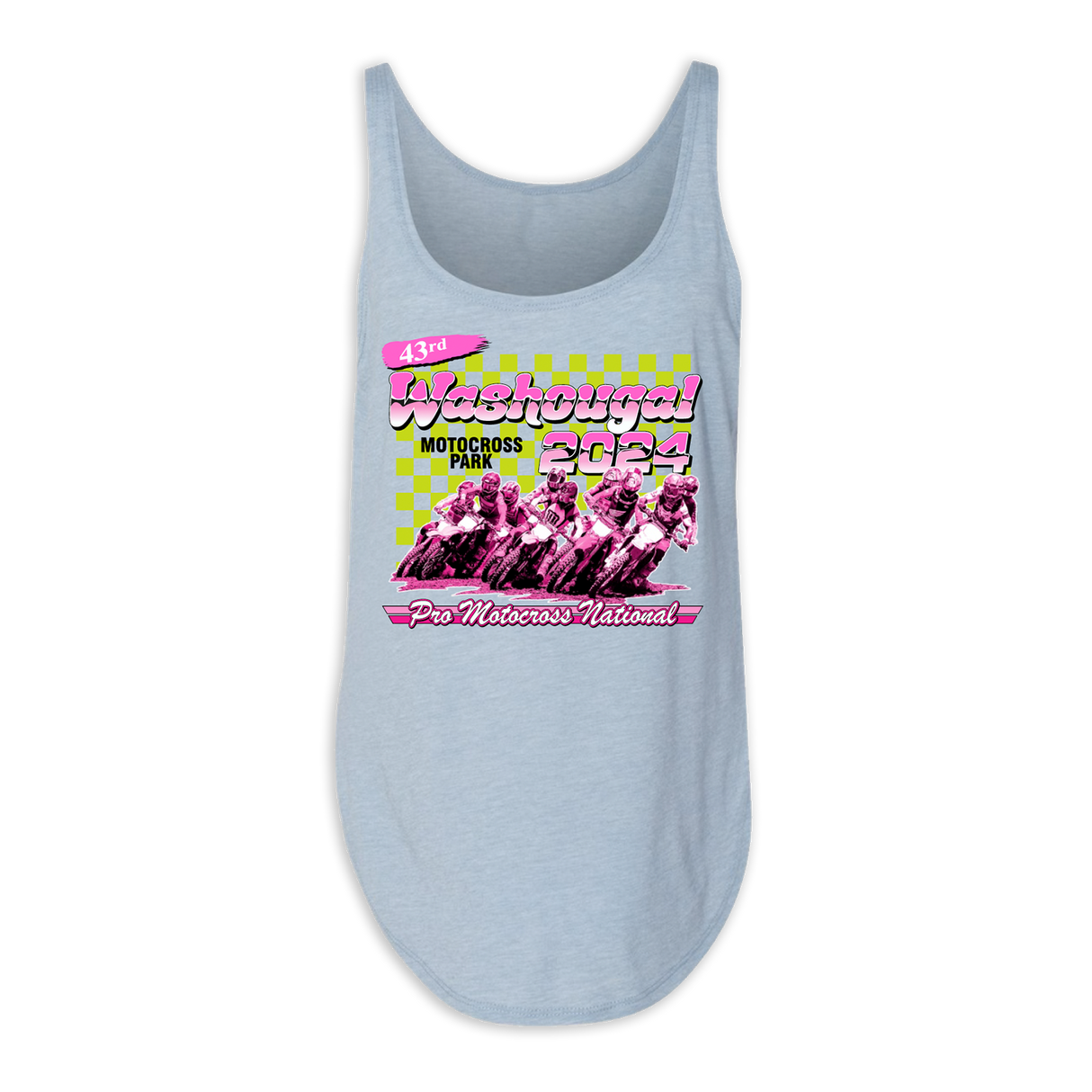2024 MX Washougal Ladies Thornville Stonewash Denim Tank