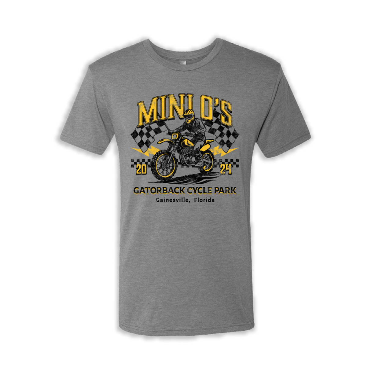 2024  Mini O's Pole Position Specialty Grey Tee