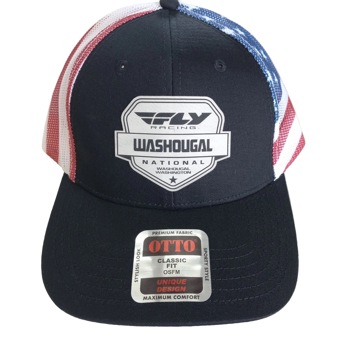 26 MX Washougal Black / Flag Hat