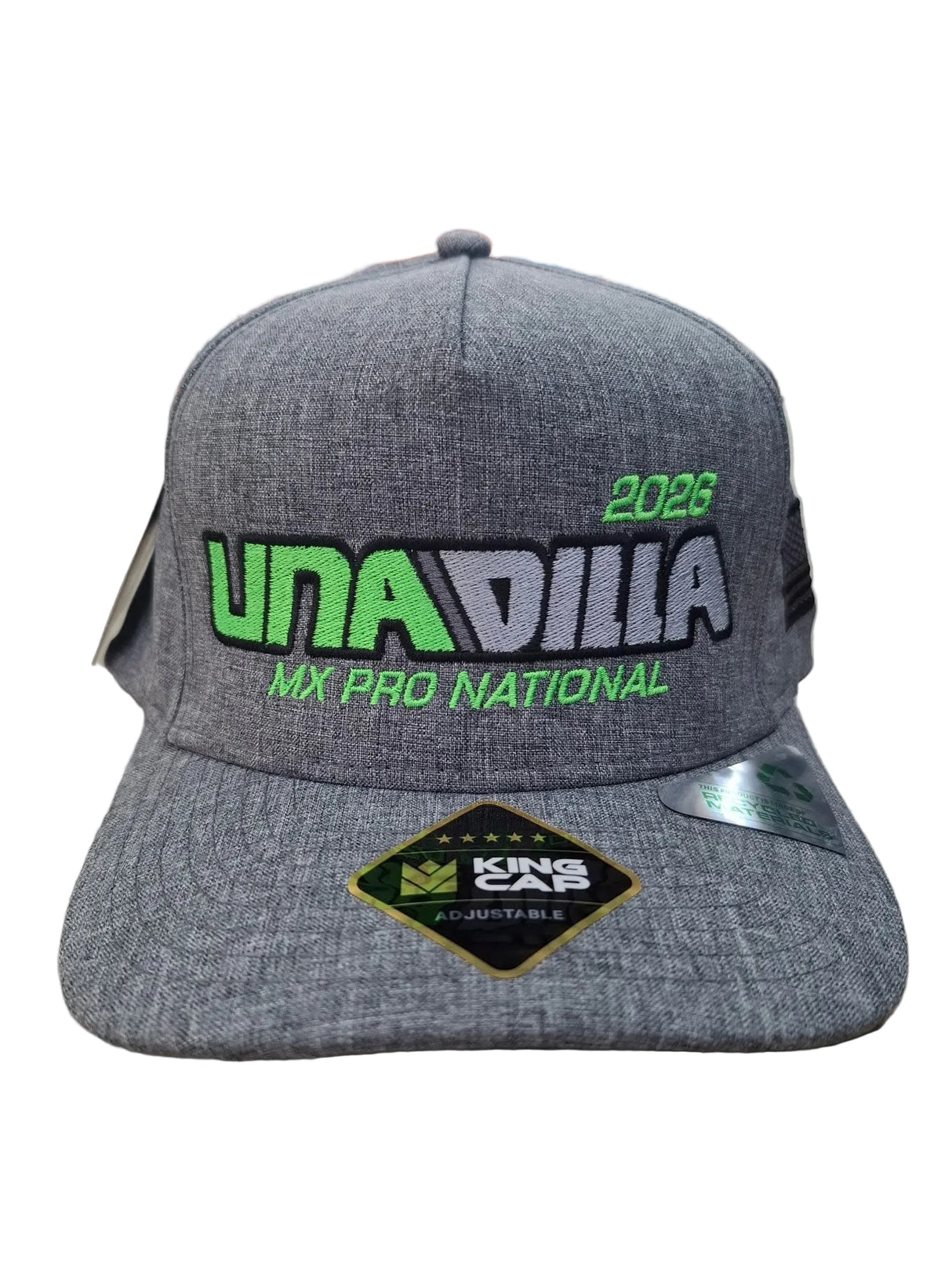 26 MX Unadilla Heather Grey Curved Hat