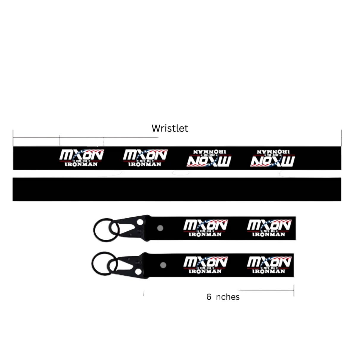 25 MXON Ironman Wristlet