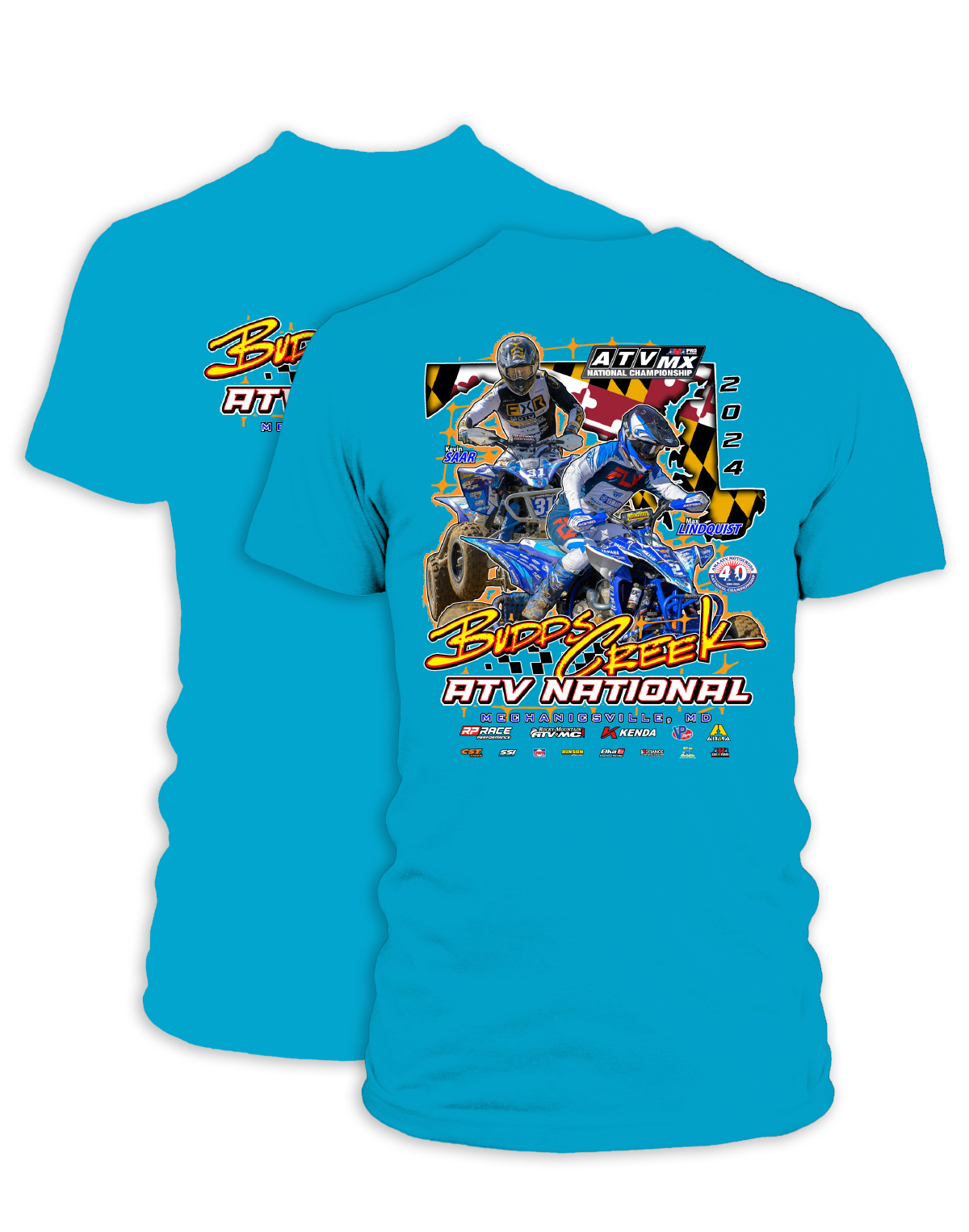 2024 ATVMX Budds Creek Adult Event T-Shirts