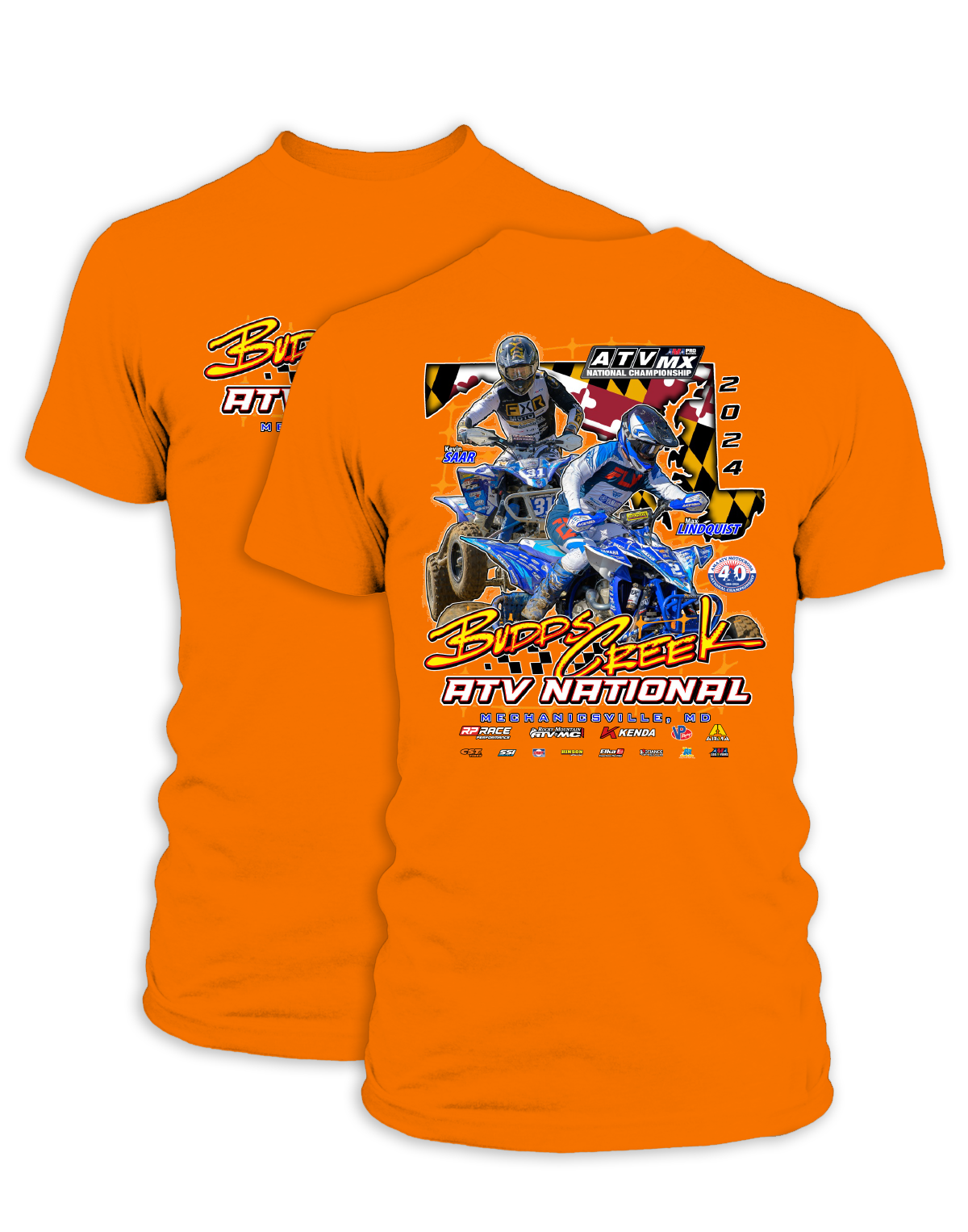 2024 ATVMX Budds Creek Adult Event T-Shirts