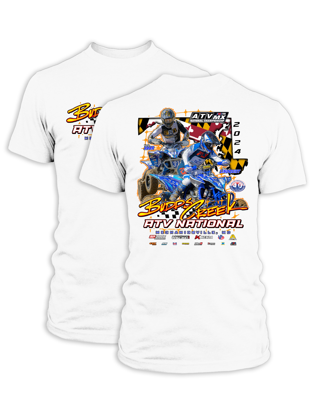 2024 ATVMX Budds Creek Adult Event T-Shirts