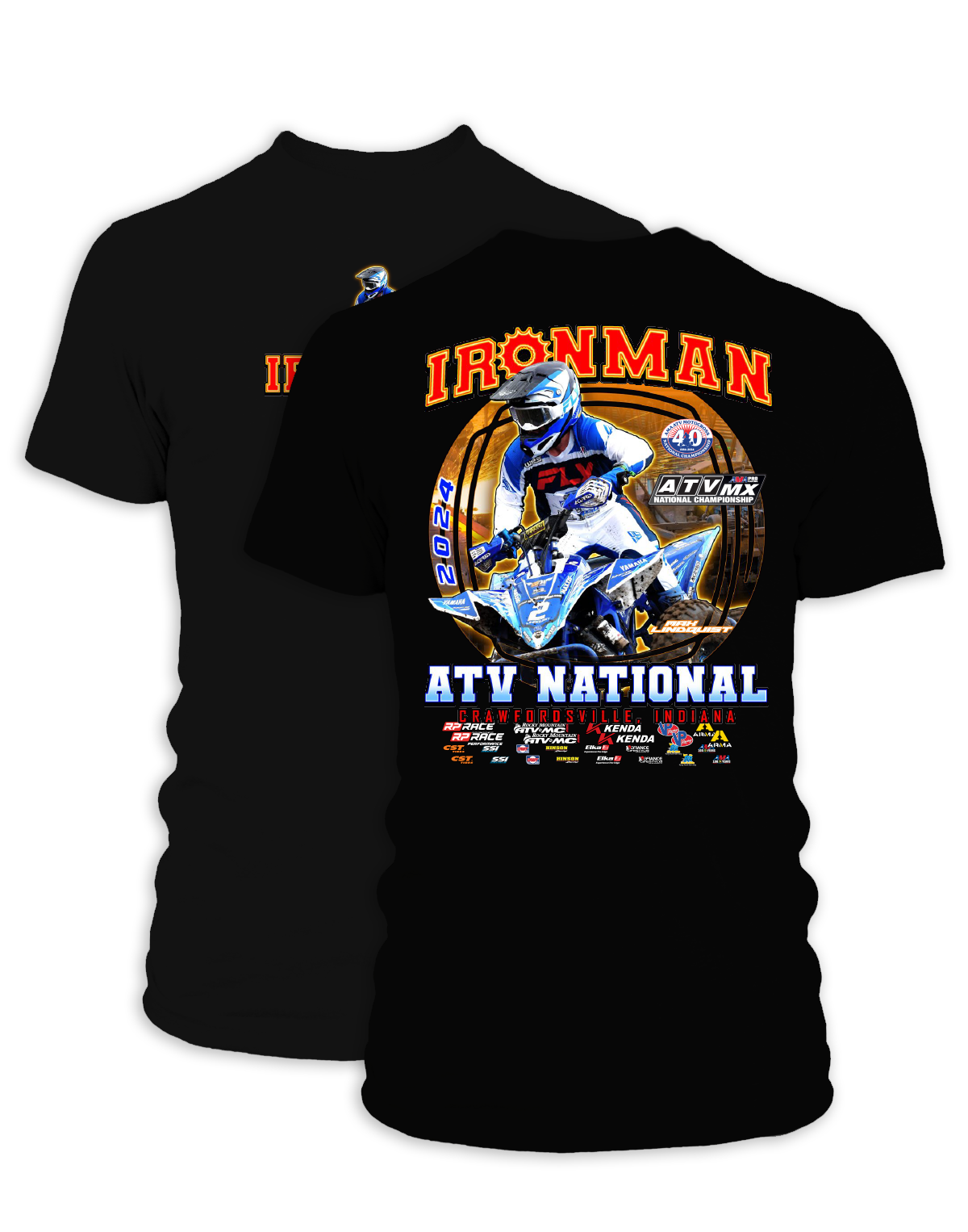 2024 ATVMX Ironman Adult Event T-Shirts