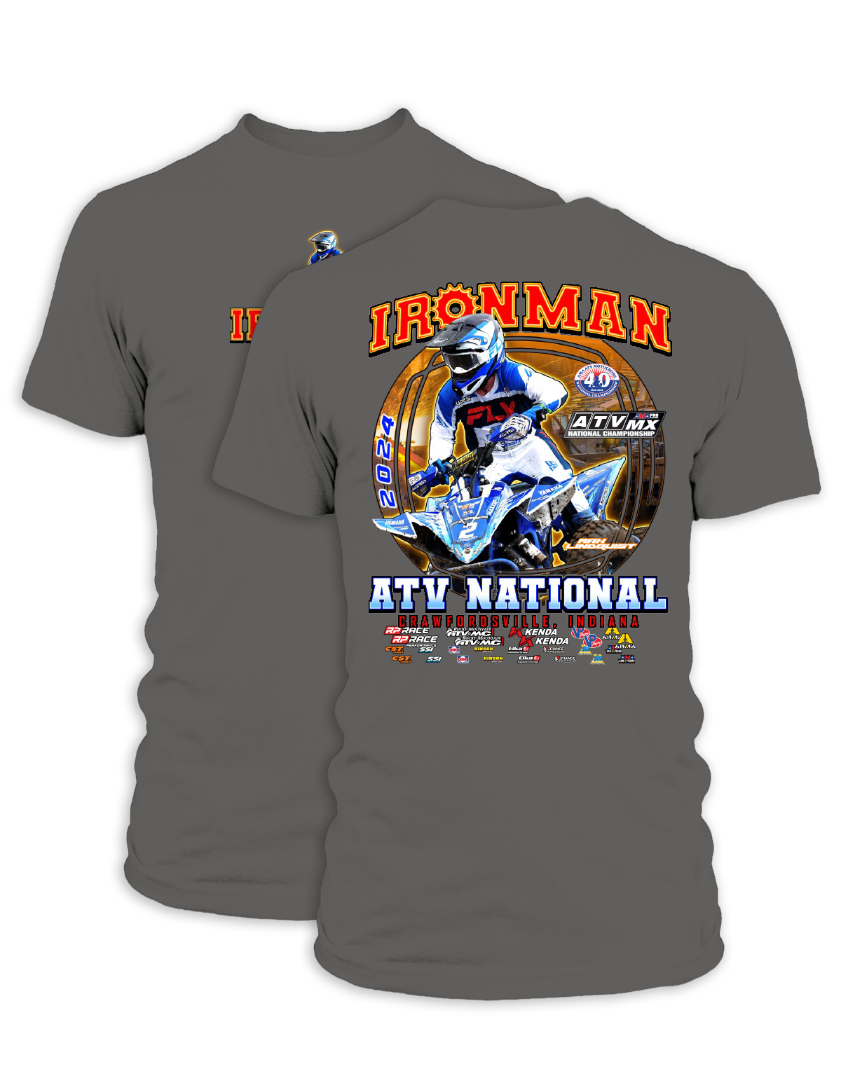 2024 ATVMX Ironman Adult Event T-Shirts
