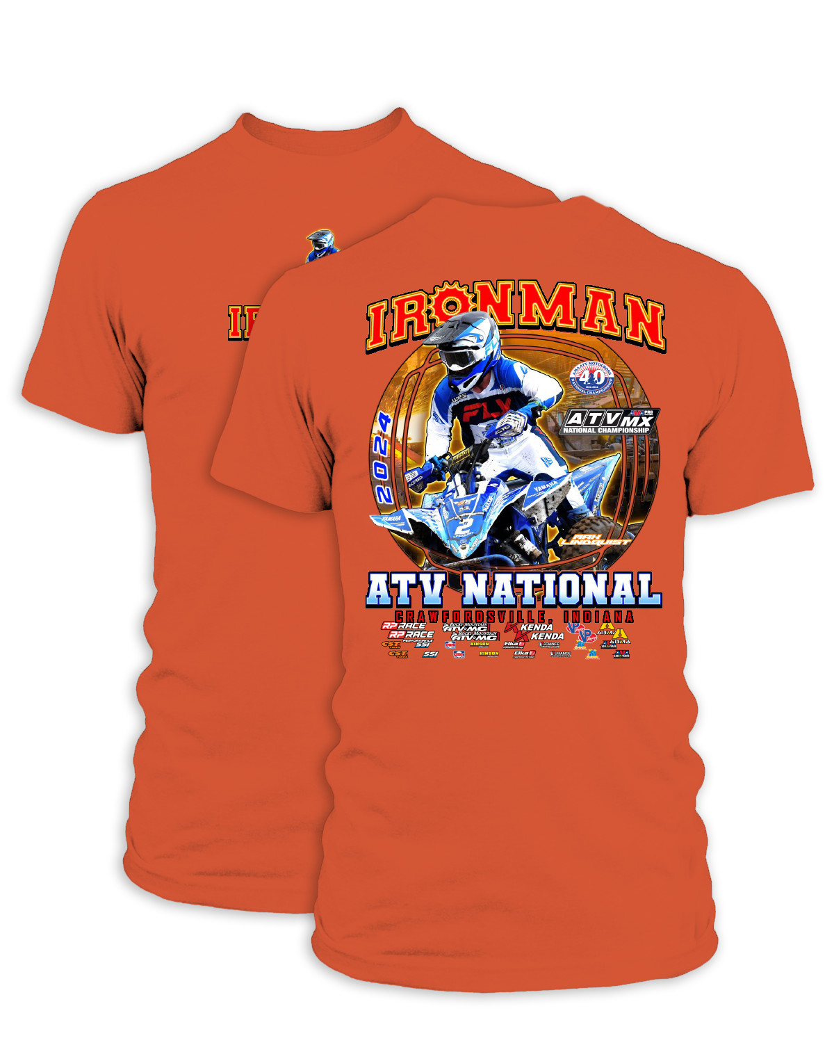 2024 ATVMX Ironman Adult Event T-Shirts