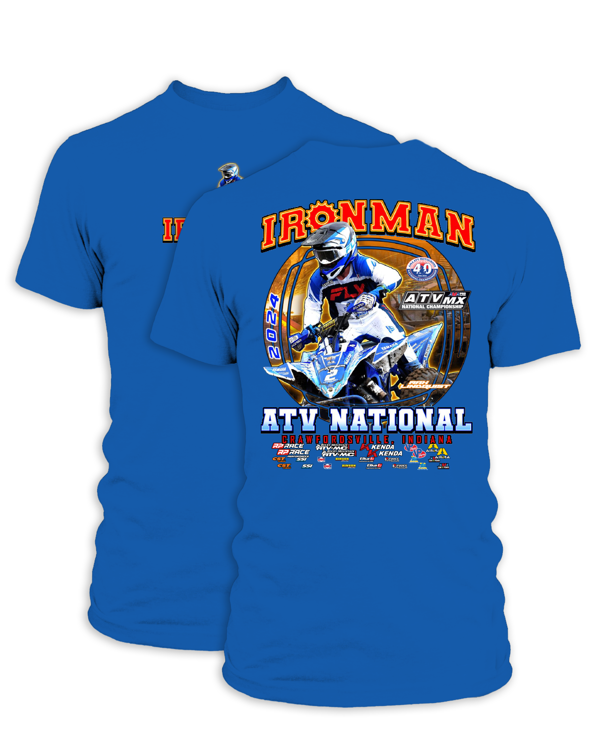 2024 ATVMX Ironman Adult Event T-Shirts