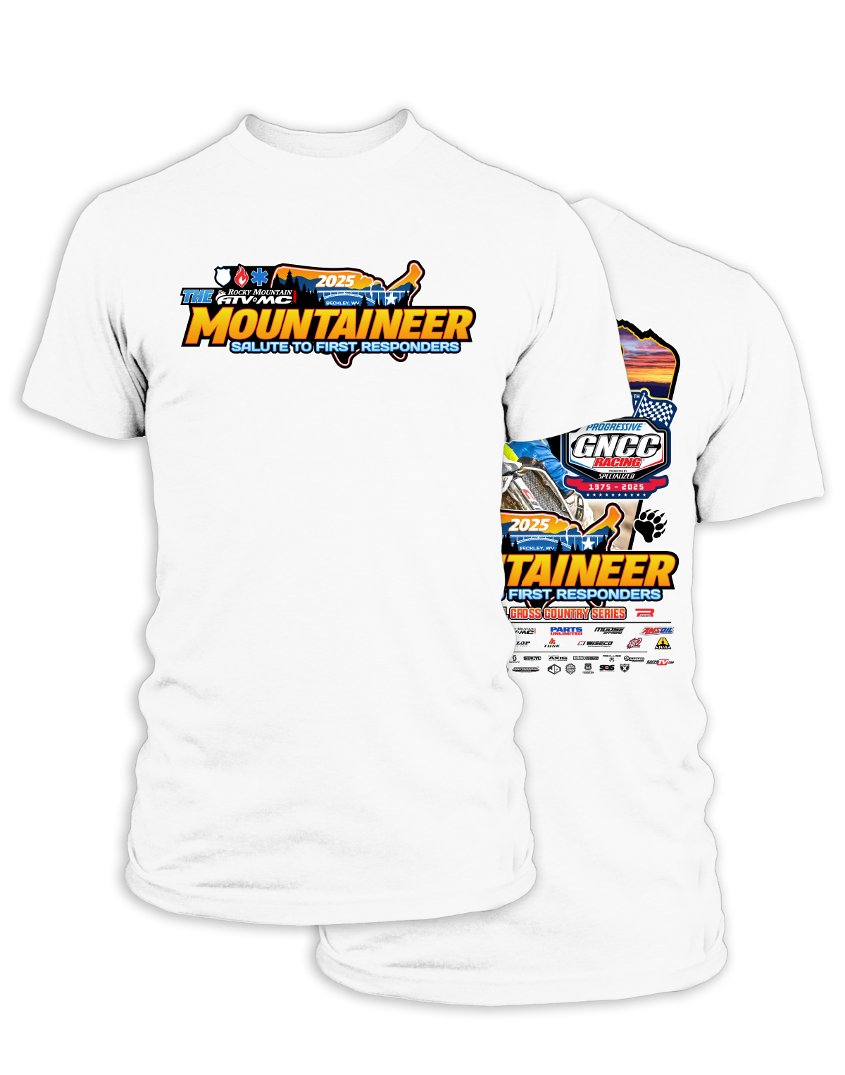 25 GNCC Mountaineer Event Tee Bike