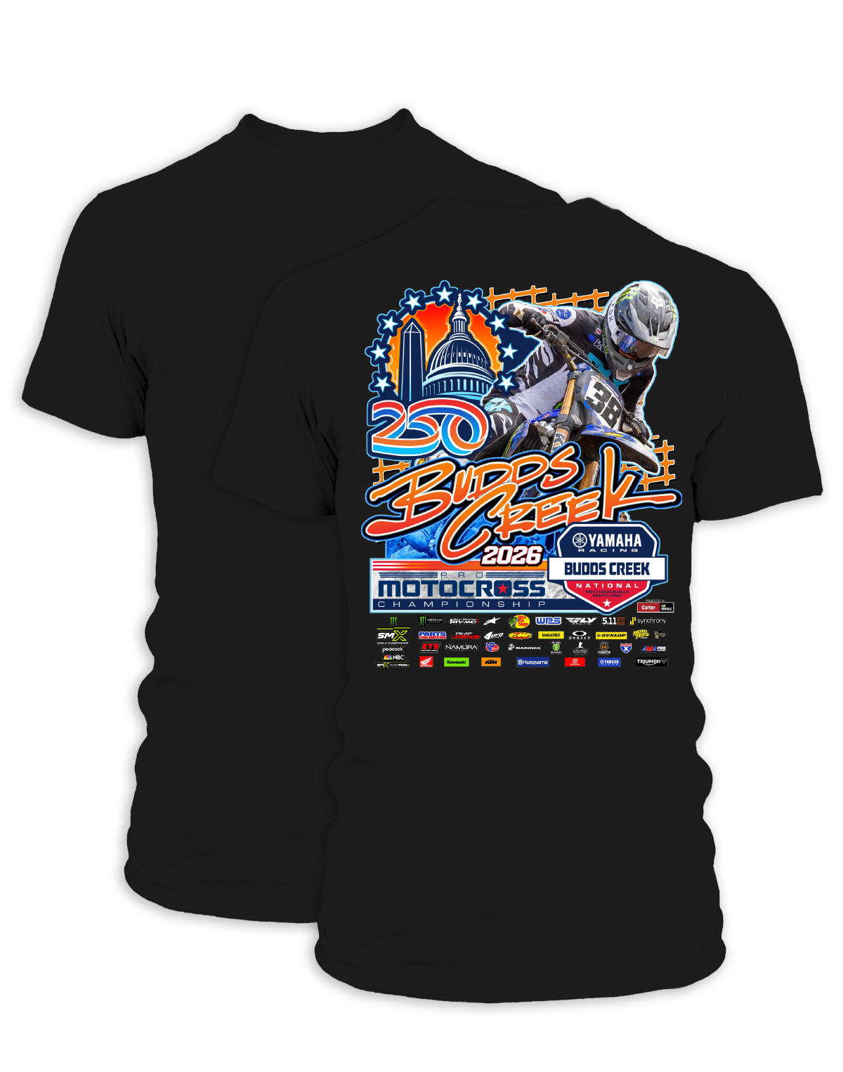 26 MX Budds Creek Main Adult Event T-Shirt