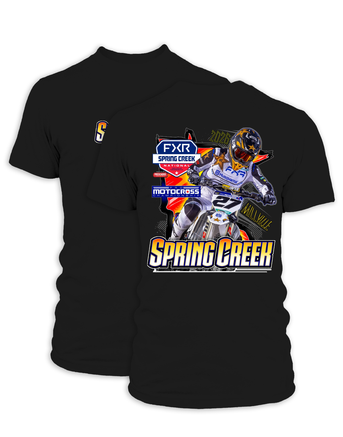 26 MX Spring Creek Main Adult Event T-Shirt