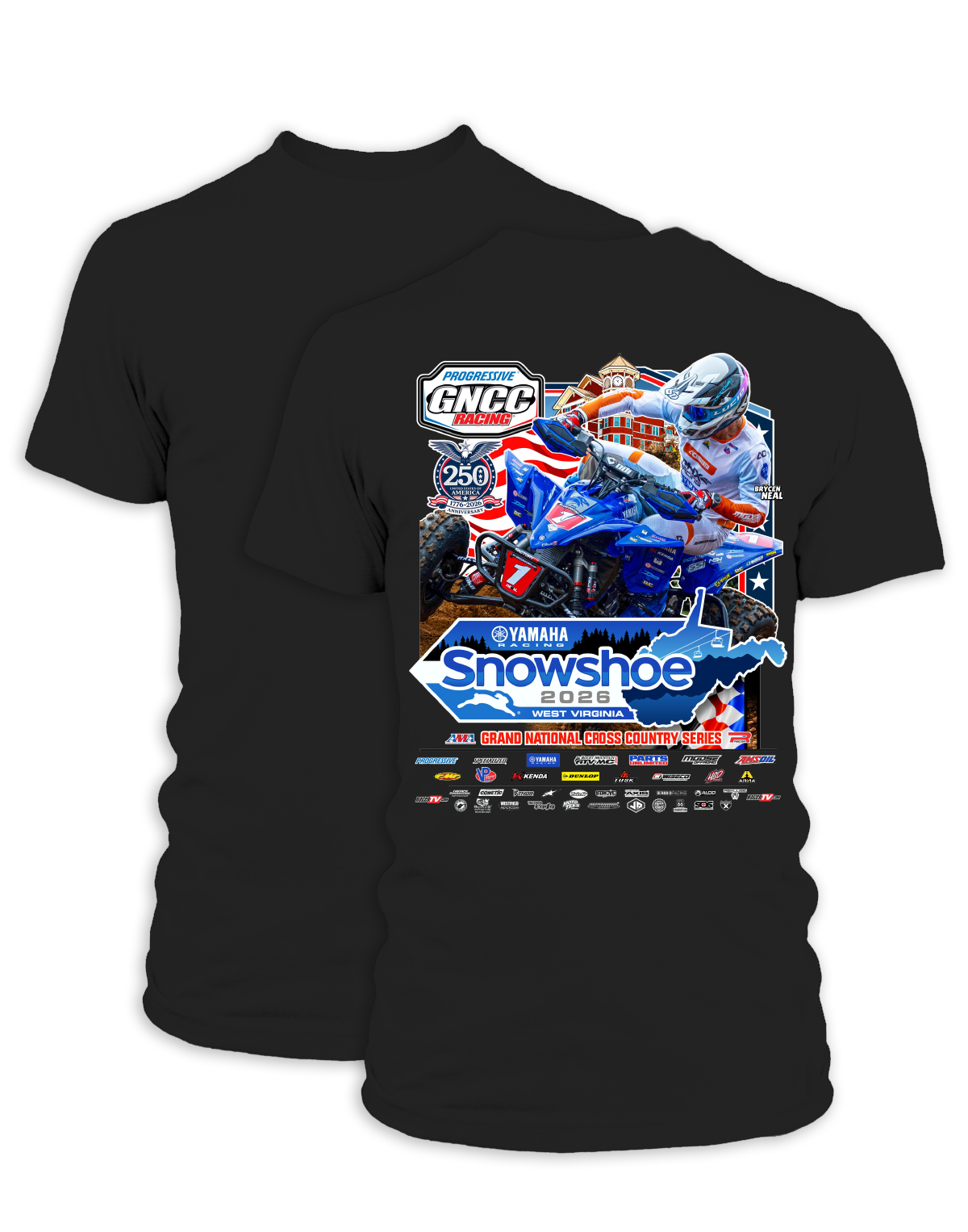 26 GNCC Snowshoe Event Tee ATV