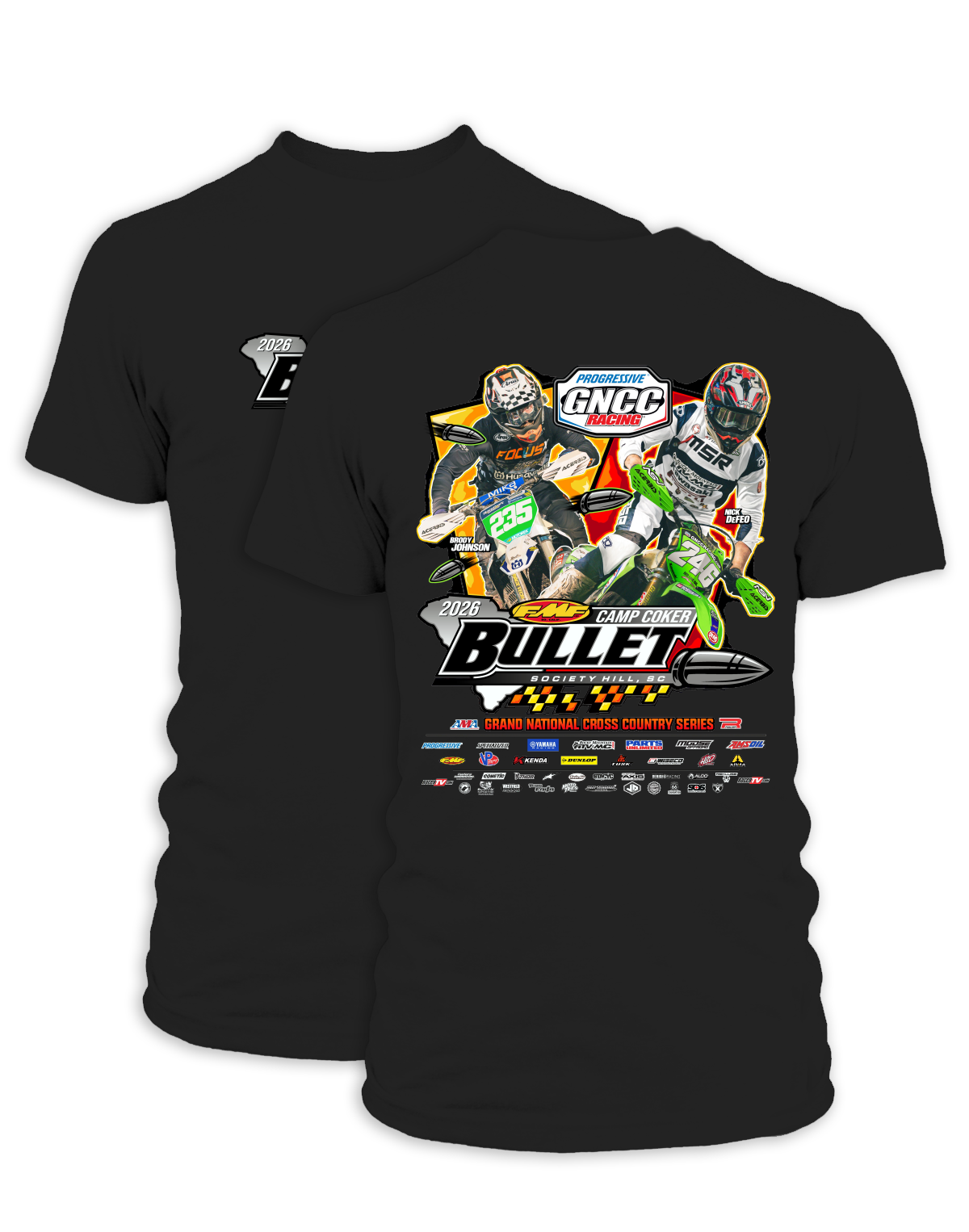 26 GNCC Camp Coker Event Tee Bike