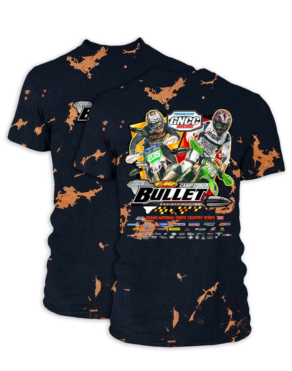 26 GNCC Camp Coker Event Tee Bike