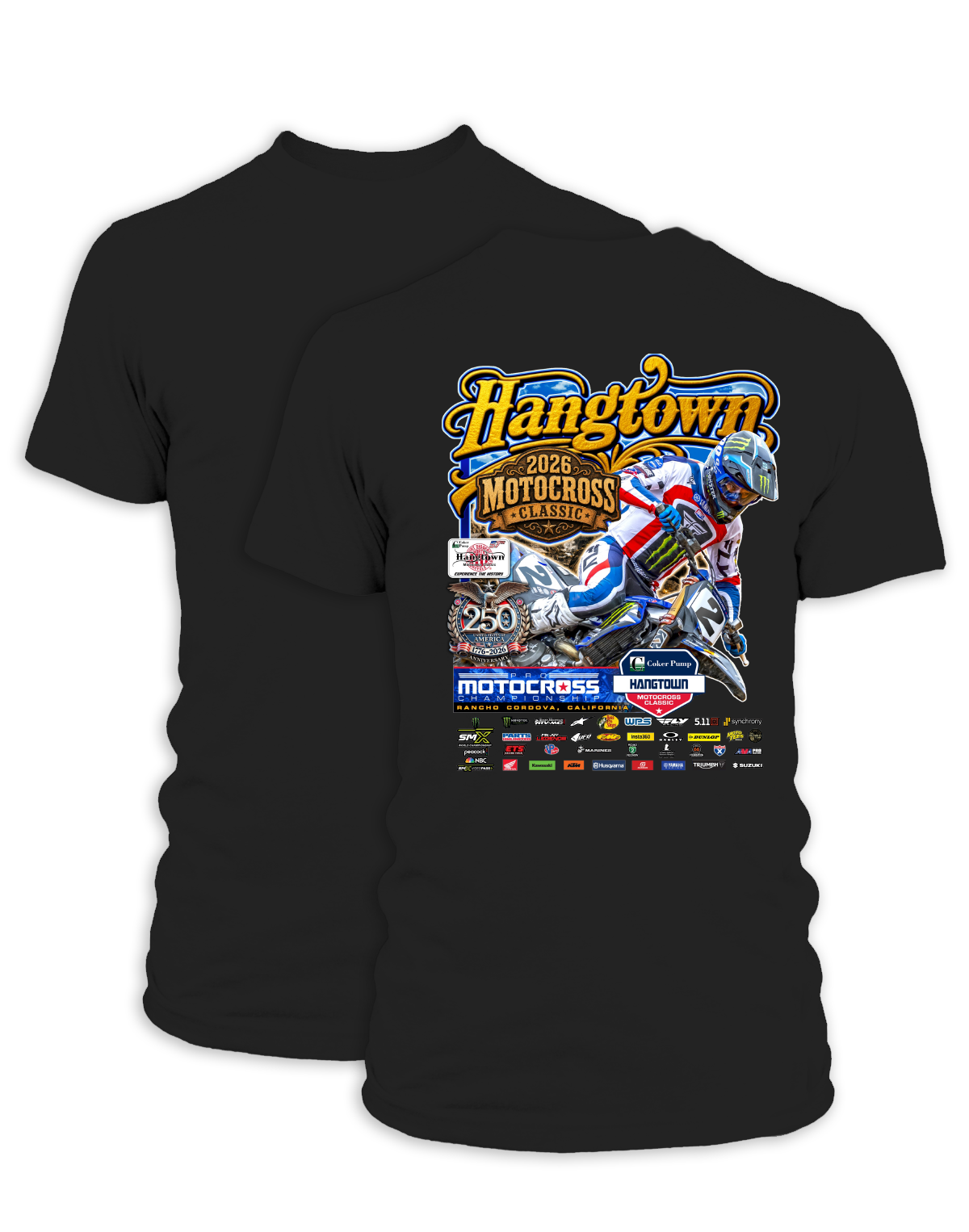 26 MX Hangtown Event  T-Shirt Adult Main