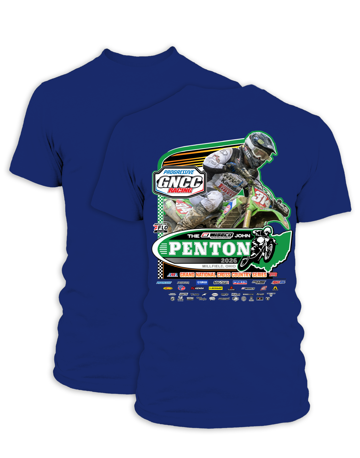 26 GNCC John Penton Event Tee Bike